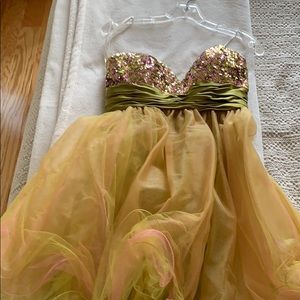 Vintage Cinderella prom or semi formal dress